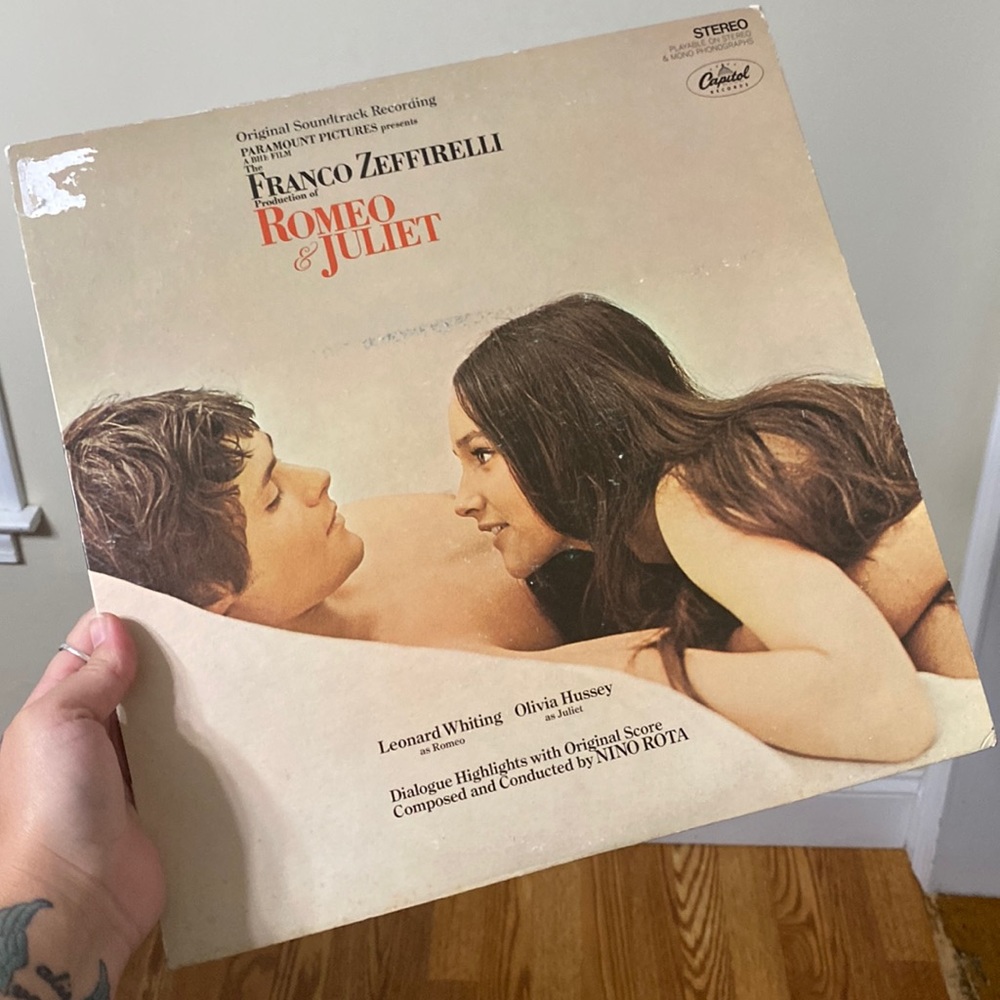 1969 Romeo and Juliet Vinyl - Franco Zeffirelli Production